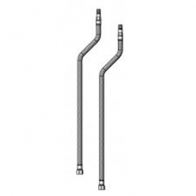 T&amp;S BRASS 016879-45 STAINLESS STEEL FLEX SUPPLY HOSES 3/8"