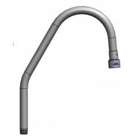 T&amp;S BRASS 018052-40 RIGID SURGICAL BEND NOZZLE &amp; 2.2 GPM