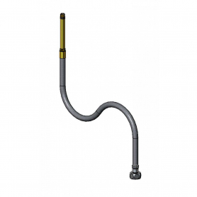 T&amp;S BRASS 019061-45 FLEX CONNECTOR HOSE M10X1.0 MALE