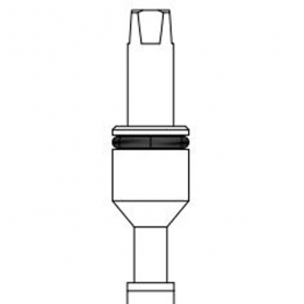 Hydrant Repair Part for WATTS*Stem Shank End, Wall Hydrants