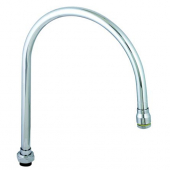 T&amp;S BRASS 135X SWIVEL GOOSENECK 8-3/4&quot; SPREAD 12-1/16&quot; HEIGHT