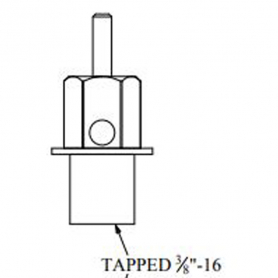 Hydrant Repair Part for JOSAM*Upper Rod End, Hydrasan I*