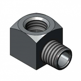 T&amp;S BRASS 148X 3/8&quot; NPT STREET ELBOW FLAT STYLE (PLATED)