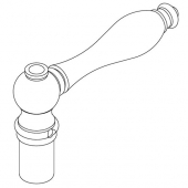 Replacement Artisic Brass* Lever Handle Chrome Plated