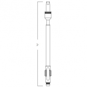 Hydrant Repair Part for WATTS* Stem, C-134*, Length 11-1/2&quot;