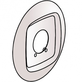 Bradley Chrome Plated Escutcheon (Panelon &amp; Econo)