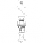 Briggs* Replacement Tub &amp; Shower Stem -RH Hot or Cold