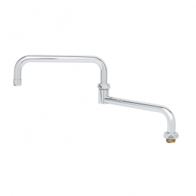 T&amp;S BRASS 5DJ-18  EQUIP   18IN DOUBLE-JOINT SWING NOZZLE