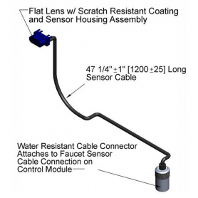 T&amp;S BRASS 5EF-0003-XL EQUIP SENSOR FAUCET FLAT LENS WIRE ASSY