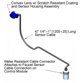 T&amp;S BRASS 5EF-0004-XL EQUIP SENSOR FAUCET CONVEX LENS WIRE ASSY