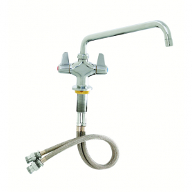 T&amp;S BRASS 5F-2SLX12 EQUIP FAUCET DECK MOUNT SINGLE HOLE BASE