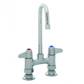 T&amp;S BRASS 5F-4DLX03 EQUIP FAUCET DECK MOUNT 4IN CTRS 3IN