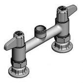 T&amp;S BRASS 5F-6DLS00 EQUIP 6IN DECK MOUNT SWIVEL BASE FAUCET