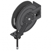 T&amp;S BRASS 5HR-232-01 EQUIP OPEN HOSE REEL PWDR COAT STEEL 35&#039;