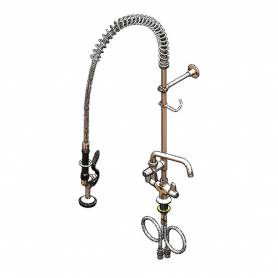 T&amp;S BRASS 5PR-2S08 EQUIP DOUBLE PANTRY PRE-RINSE UNIT WALL BRACK