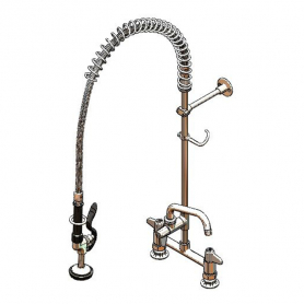 T&amp;S BRASS 5PR-8D06 EQUIP 8IN DECK MOUNT PRE-RINSE UNIT