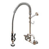T&amp;S BRASS 5PR-8W06 EQUIP 8IN WALL MOUNT PRE-RINSE UNIT