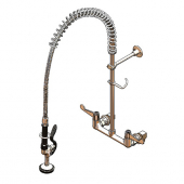 T&amp;S BRASS 5PR-8WWS00 EQUIP 8IN WALL MOUNT PRE-RINSE UNIT CERAMIC