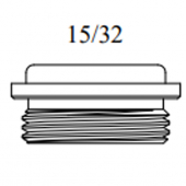 Mueller* Replacement Seat<BR>7/8 - 18T x 15/32&quot;