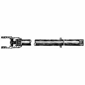 WOODFORD 74517 MODEL 12, 6 INCH WT ROD &amp; RUBBER ASSEMBLY