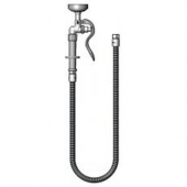 T&amp;S BRASS B-0044-H3 HOSE 44&quot; FLEXIBLE STAINLESS STEEL