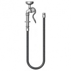 T&amp;S BRASS B-0044-H3 HOSE 44&quot; FLEXIBLE STAINLESS STEEL