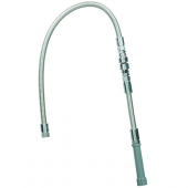 T&amp;S BRASS B-0044-V9  HOSE 44&quot; FLEXIBLE STAINLESS STEEL BACKFLOW