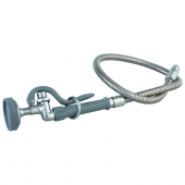 T&amp;S BRASS B-0100 SPRAY VALVE (B-0107) W 44&quot; FLEXIBLE STAINLESS