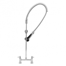 T&amp;S BRASS B-0123-08C PRE-RINSE UNIT: 8&quot; DECK MOUNT BASE