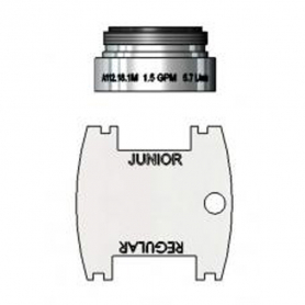 T&amp;S BRASS B-0199-09-WS 1.5 GPM VANDAL RESISTANT AERATOR 1