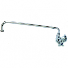 T&amp;S BRASS B-0211 SINGLE PANTRY FAUCET SINGLE HOLE BASE WALL MNT