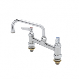 T&amp;S BRASS B-0222-CC DOUBLE PANTRY FAUCET DECK MOUNT 8&quot; CENTERS