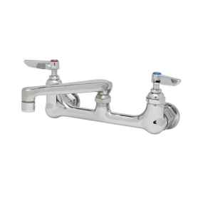 T&amp;S BRASS B-0231-M DOUBLE PANTRY FAUCET WALL MOUNT 8&quot; CENTERS