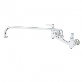 T&amp;S BRASS B-0230-BST DOUBLE PANTRY FAUCET WALL MOUNT 8&quot; CENTERS