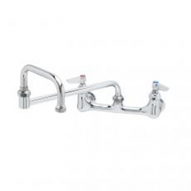 T&amp;S BRASS B-0266-BST  DOUBLE PANTRY FAUCET 8" WALL MOUNT