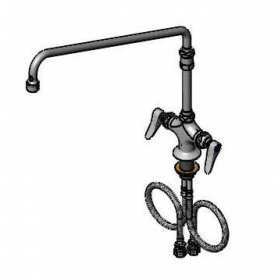 T&amp;S BRASS B-0270-144XVF22 DOUBLE PANTRY FAUCET LEVER HANDLE