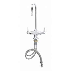 T&amp;S Double Pantry Faucet with Rigid Nozzle (Spout)
