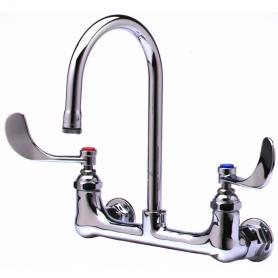 T&amp;S BRASS B-0330-04 DOUBLE PANTRY FAUCET WALL MOUNT 8" CENTERS
