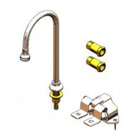 T&amp;S BRASS B-0502-03 DOUBLE PEDAL VALVE FLOOR MOUNT 1/2&quot; NPT