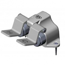 T&amp;S BRASS B-0502-SL DOUBLE PEDAL VALVE INLETS 2-1/2" CENTERS