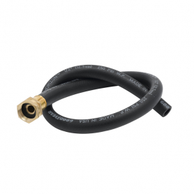 T&amp;S BRASS B-0618-01 30" BLACK RUBBER HOSE W/ GARDEN HOSE INLET
