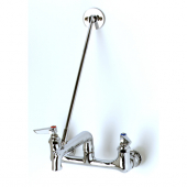T&amp;S BRASS B-0660-POL SERVICE SINK FAUCET WALL MOUNT 8&quot; CENTERS