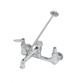 T&amp;S BRASS B-0665-POL SERVICE SINK FAUCET WALL MOUNT 8&quot; CENTERS
