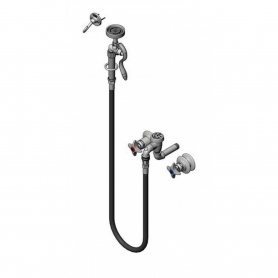 T&amp;S BRASS B-0682-107 BEDPAN WASHER MIXING FAUCET VACUUM BREAKER