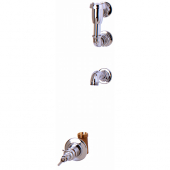 T&amp;S BRASS B-0692 HOSE OUTLET CONCEALED LOOSE KEY VALVE ELEVATED