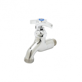 T&amp;S BRASS B-0704 SILL FAUCET 1/2&quot; NPT MALE INLET 4-ARM HANDLE