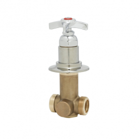 T&amp;S BRASS B-1025-1 CONCEALED STRAIGHT VALVE 1/2&quot; NPT FEMALE