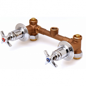 T&amp;S BRASS B-1035-ST  CONCEALED BYPASS MIX VALVE 1/2&quot; NPT