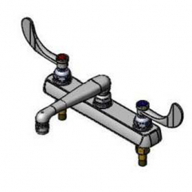 T&amp;S BRASS B-1120-0CS6-WH4 WORKBOARD FAUCET 8&quot; DECK MOUNT