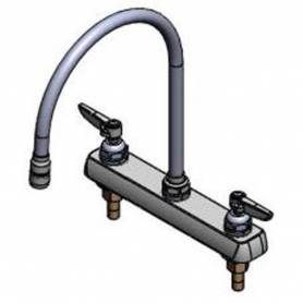 T&amp;S BRASS B-1194-QT-A22 8&quot; WORKBOARD FAUCET DECK MOUNT